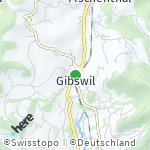 Map for location: Gibswil, Switzerland