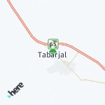 Map for location: Tabarjal, Saudi Arabia