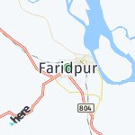 Map for location: Faridpur, Bangladesh