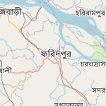 Map for location: Faridpur, Bangladesh