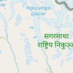 Map for location: Gokyo, Nepal