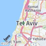 Map for location: Tel Aviv-Yafo, Israel