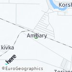 Map for location: Ambary, Ukraine