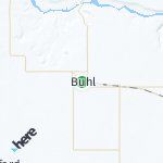 Map for location: Buhl, United States