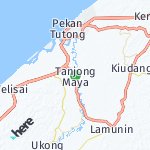 Map for location: Tanjong Maya, Brunei Darussalam