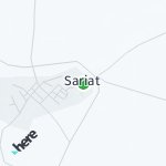Map for location: Sariat, Kazakhstan