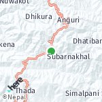 Map for location: Sitapur, Nepal