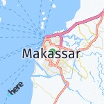 Map for location: Makassar, Indonesia