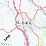 Map for location: Stafford, United Kingdom