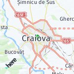 Map for location: Craiova, Romania