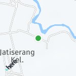 Map for location: Jatiserang, Indonesia
