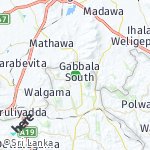 Map for location: Mahagama, Sri Lanka