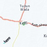 Map for location: Keffi, Nigeria