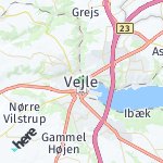 Map for location: Vejle, Denmark