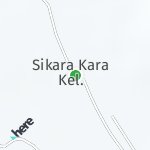 Map for location: Sikara Kara, Indonesia