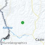 Map for location: Cazin, Bosnia And Herzegovina