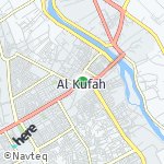 Map for location: Al Kufah, Iraq