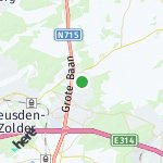 Map for location: Houthalen-Helchteren, Belgium