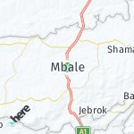 Map for location: Mbale, Kenya