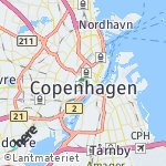 Map for location: Copenhagen, Denmark