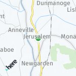 Map for location: Jerusalem, Ireland