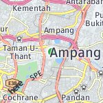 Map for location: Ampang 971, Malaysia