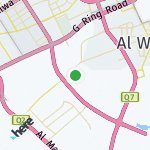 Map for location: Al Wakra, Qatar