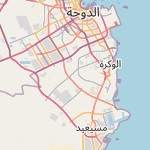 Map for location: Al Wakra, Qatar