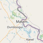 Map for location: Matam, Senegal