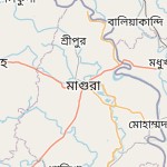 Map for location: Magura, Bangladesh