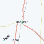 Map for location: Bhakkar, Pakistan