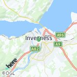 Map for location: Inverness, United Kingdom