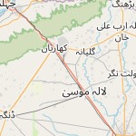 Map for location: Kharian, Pakistan