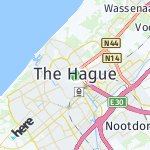 Map for location: The Hague, Netherlands