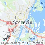 Map for location: Szczecin, Poland