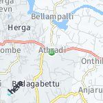 Map for location: Atradi, India