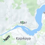 Map for location: Asar, Turkey