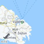 Map for location: Kalkara, Malta
