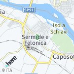 Map for location: Sermide, Italy