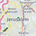 Map for location: Merkaz Hair, Israel