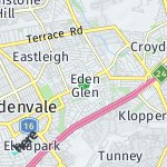 Map for location: Eden Glen, South Africa