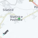 Map for location: Sllatina e Poshtme, Kosovo