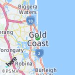 Map for location: Gold Coast, Australia