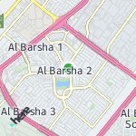 Map for location: Al Barsha 2, United Arab Emirates