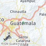Map for location: Guatemala, Guatemala
