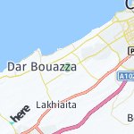 Map for location: Dar Bouazza, Morocco