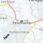 Map for location: Perumanna, India