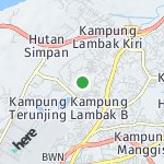 Map for location: Kampung Lambak A, Brunei Darussalam
