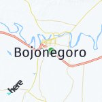 Map for location: Bojonegoro, Indonesia