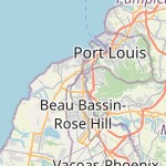 Map for location: Coromandel, Mauritius